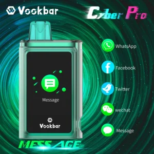 Vookbar Cyber Pro 30000 Puffs Dual Mesh Touch Screen 0% 2% 3% 5% Low Nicotine Rechargeable Disposable Vapes Pen Bulk Buy Wholesale